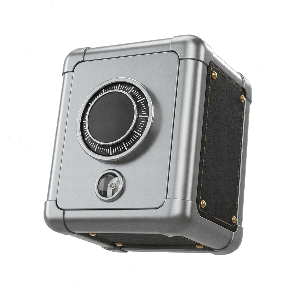 safe deposit box icon — Finance & Commerce — Skeuomorph 12