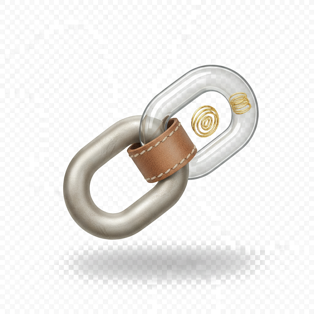 link chain icon — Skeuomorph — SaaS Starter 12