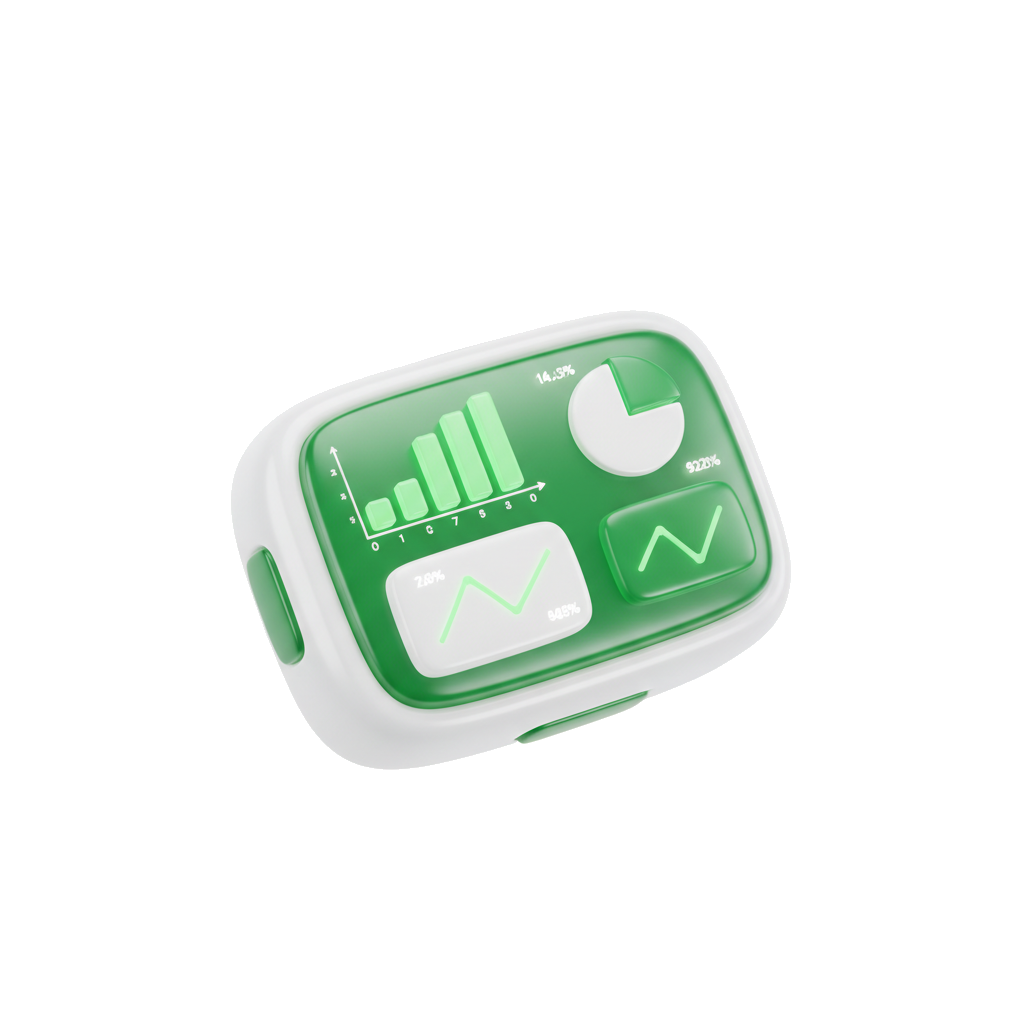 analytics dashboard icon — spotify.com × Skeuomorph — SaaS Starter 12