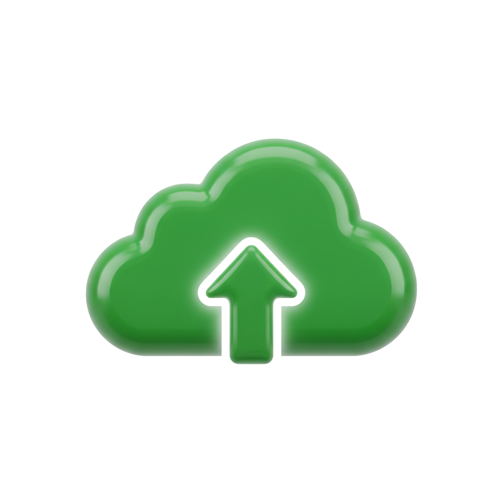 cloud upload icon — spotify.com × Skeuomorph — SaaS Starter 12
