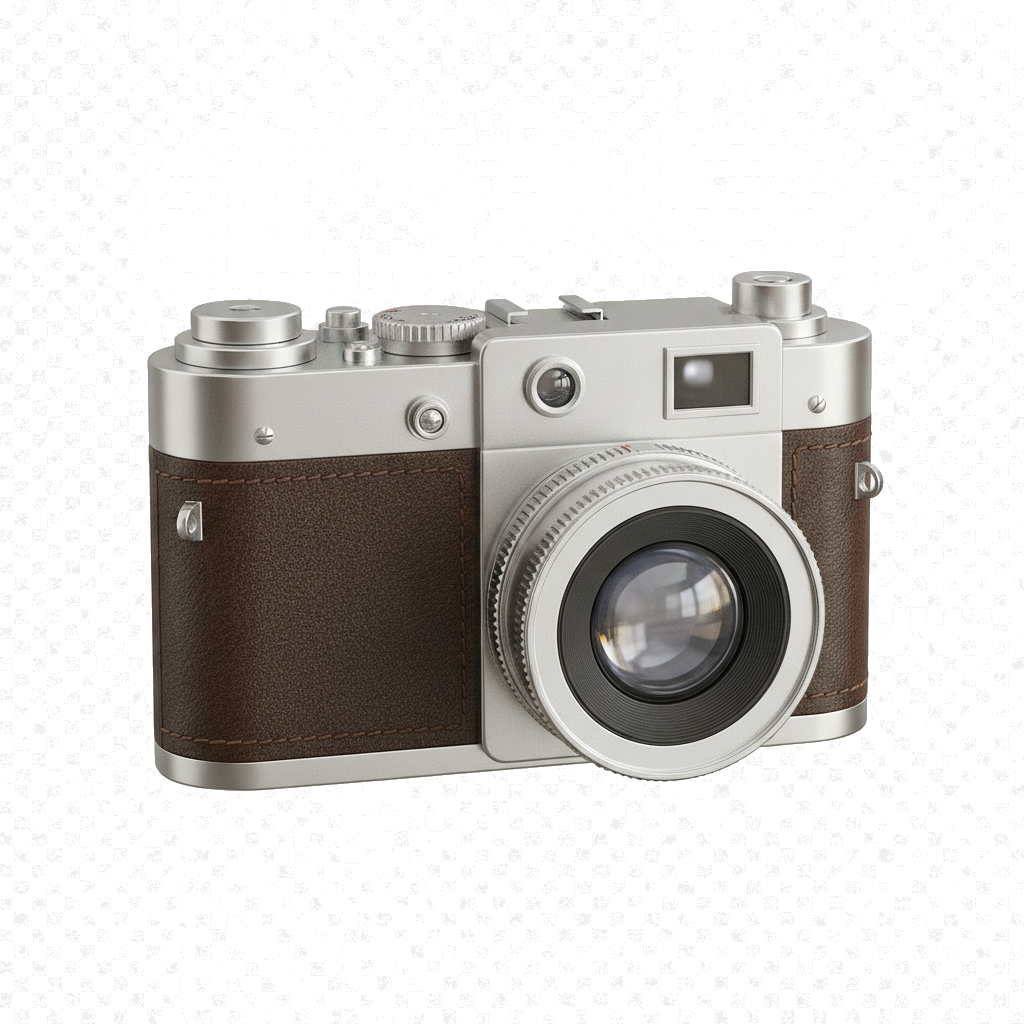 retro film camera icon — Tech & Electronics — Skeuomorph 12