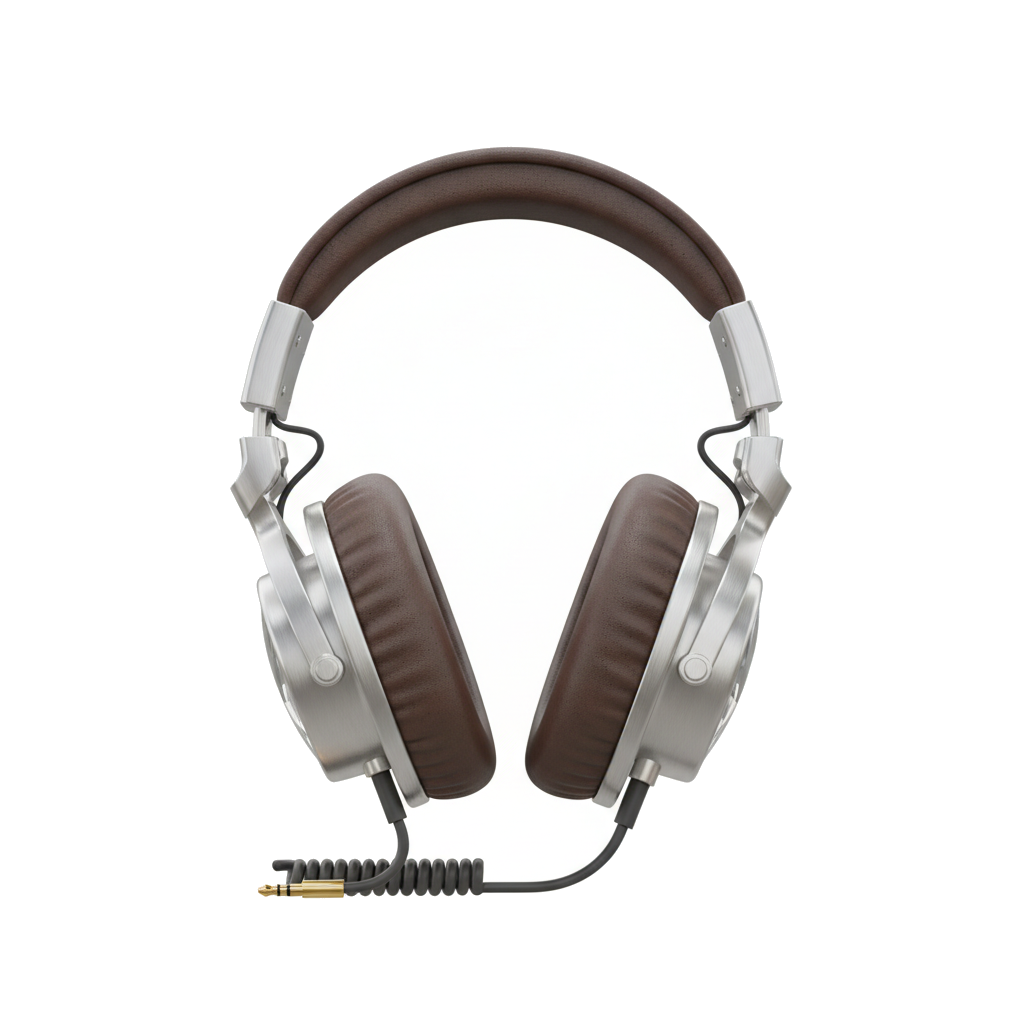 studio headphones icon — Tech & Electronics — Skeuomorph 12